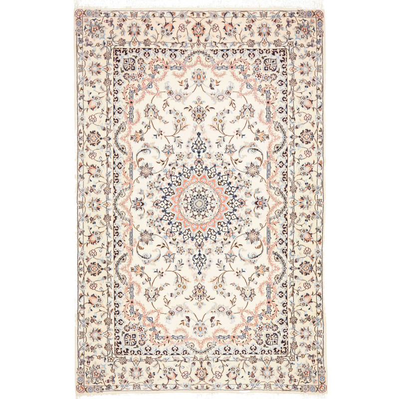 Nain 9la 160x245 Cm Nain 9la, Persia, Hand-carded Wool And