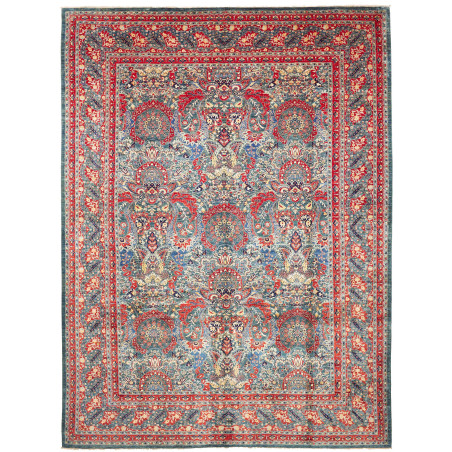 Rug Aryana Fine Pakistan 301x410 Aqua Blue Scar