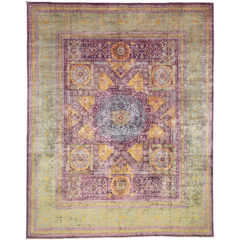 Rug Mamlouk Pakistan 238x300 Faded Emerald Aube