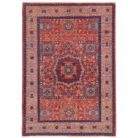Rug Mamlouk Pakistan 103x147 Red Blue