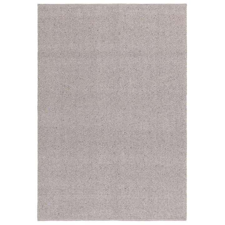 Rug Finley plain light grey 200x290 cm