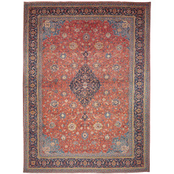 Sarough 290x397 Cm Sarough Persia Hand-carded Wool Cotton