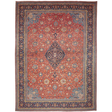 Sarough 290x397 Cm Sarough Persia Hand-carded Wool Cotton