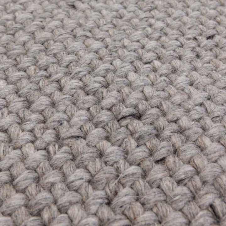 Rug Finley plain light grey 200x290 cm