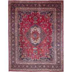 Mashad 318x408 Cm Mashad, Persia, Hand-carded Wool (warp:
