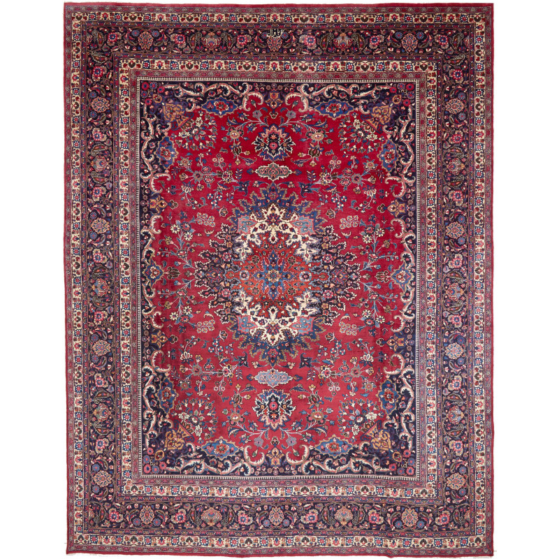 Mashad 318x408 Cm Mashad, Persia, Hand-carded Wool (warp: