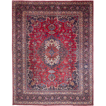 Mashad 318x408 Cm Mashad, Persia, Hand-carded Wool (warp: