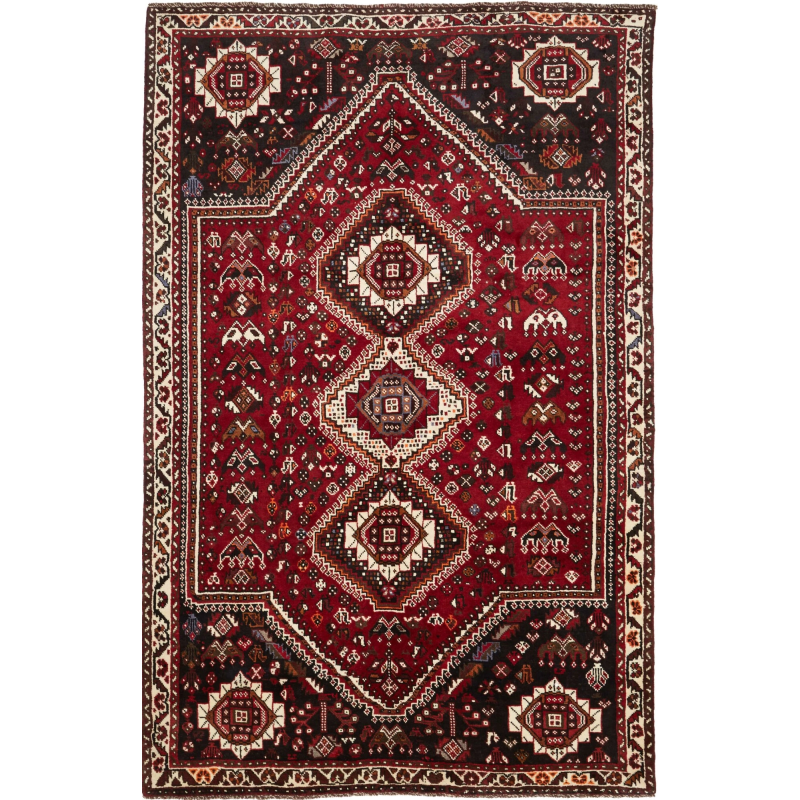 Shiraz 167x261 Cm Shiraz, Persia, Hand-carded Wool (warp: