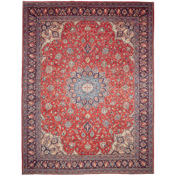 Sarough 303x398 Cm Sarough, Persia, Hand-carded Wool (cotton