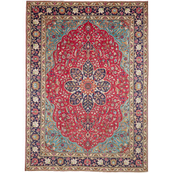 Tabriz 250x343 Cm Tabriz, Persia, Hand-carded Wool (warp: