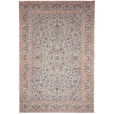 Kashan 275x400 Cm Kashan Persia Hand-carded Wool Cotton