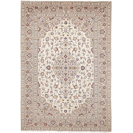Kashan 246x354 Cm Kashan, Persia, Hand-carded Wool (cotton
