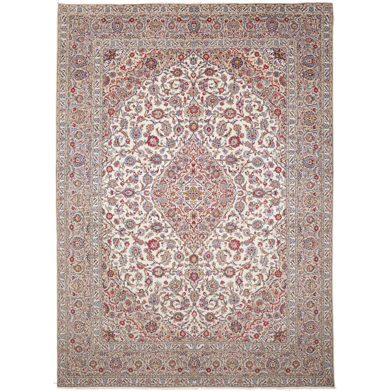 Kashan 302x418 Cm Kashan, Persia, Hand-carded Wool (warp: