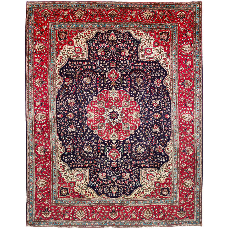 Tabriz 304x394 Cm Tabriz, Persia, Hand-carded Wool, Cotton,