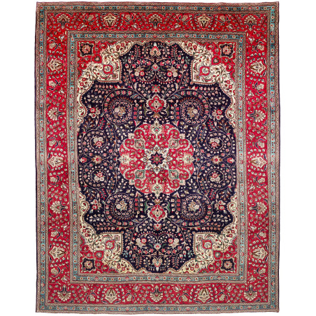 Tabriz 304x394 Cm Tabriz, Persia, Hand-carded Wool, Cotton,