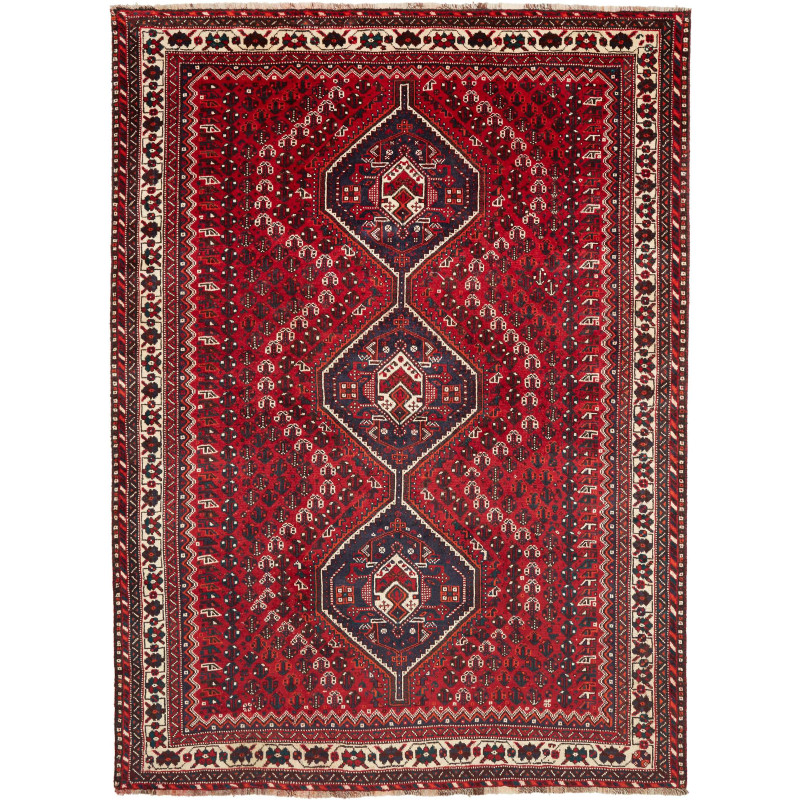 Shiraz 220x303 Cm Shiraz Persia Hand-carded Wool Cotton