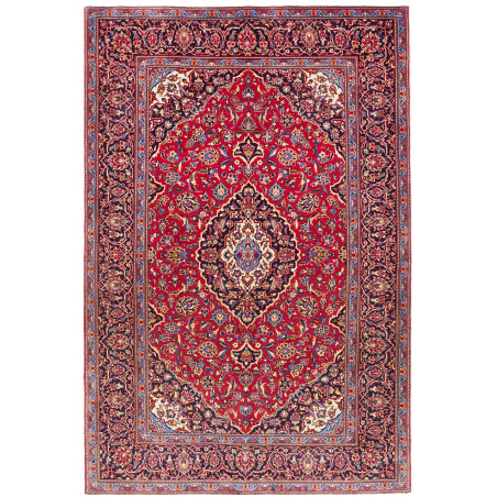 Kashan Fine 147x220 Cm Kashan Fine, Persia, Hand-carded