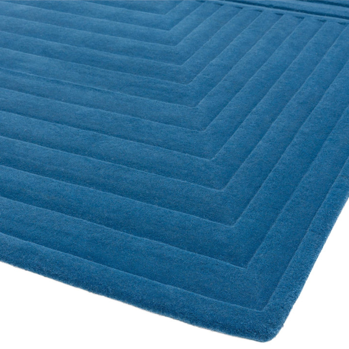 Tappeto Form geometrico blu 120x170 cm