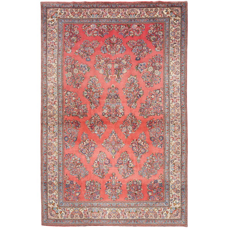 Sarough 215x330 Cm Sarough Persia Hand-carded Wool Cotton