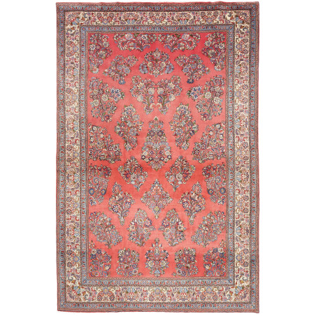 Sarough 215x330 Cm Sarough Persia Hand-carded Wool Cotton