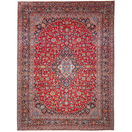 Ardakan 310x410 Cm Ardakan Persia Hand-carded Wool Cotton
