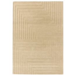 Rug Form geometric beige taupe 200x290 cm