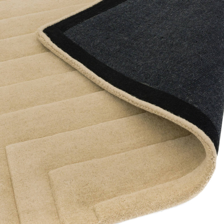 Rug Form geometric beige taupe 200x290 cm