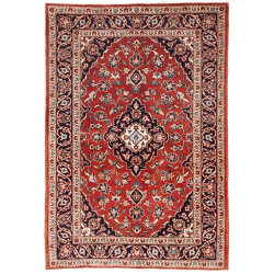 Kashan Fine 100x148 Cm Kashan Fine, Persia, Hand-carded Wool