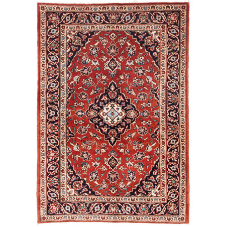 Kashan Fine 100x148 Cm Kashan Fine, Persia, Hand-carded Wool