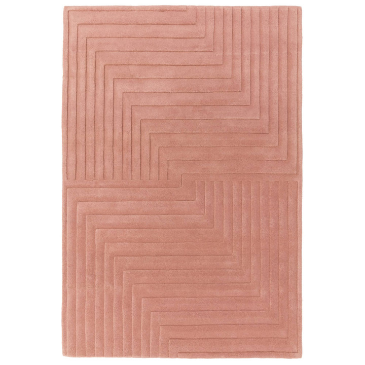 Rug Form geometric pink 120x170 cm