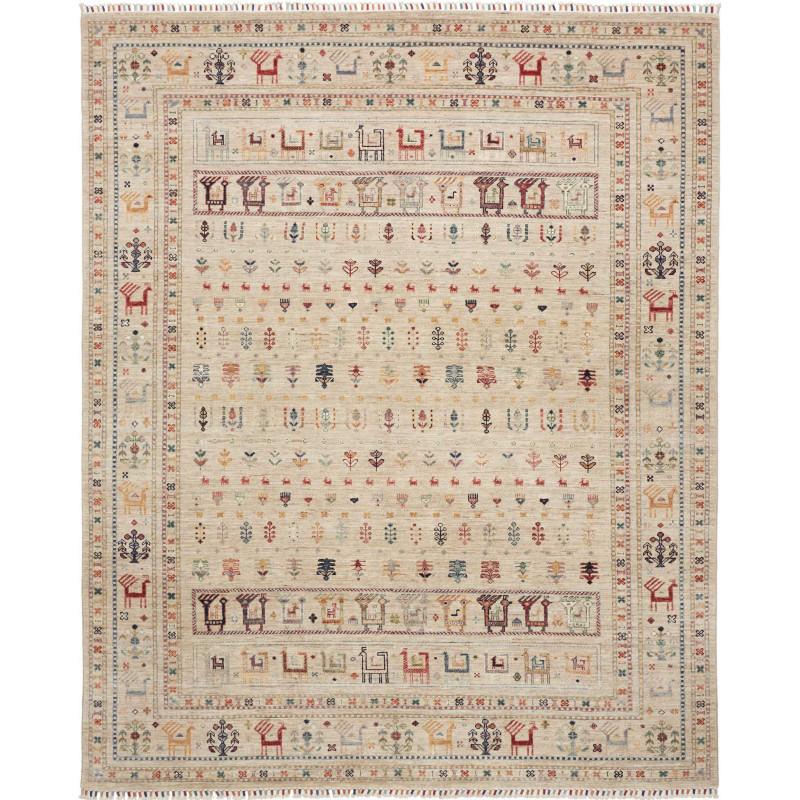 Rubin 205x249 Cm Rubin, Pakistan, Hand-carded Wool,