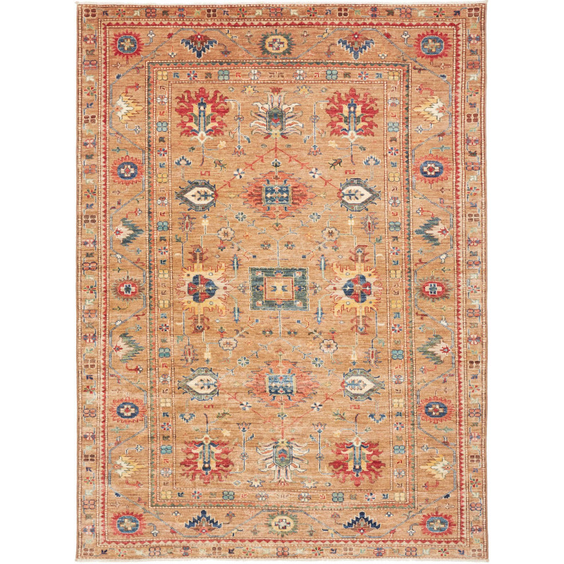 Kazak Fine 205x296 Cm Kazak Fine, Pakistan, Hand-carded Wool