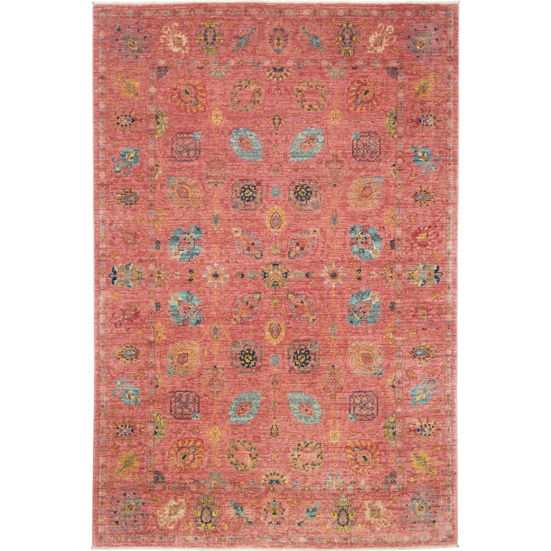 Rug Shahi Fine Pakistan 200x297 Muted Coral