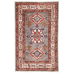 Kazak Fine 56x90 Cm Kazak Fine, Pakistan, Hand-carded Wool