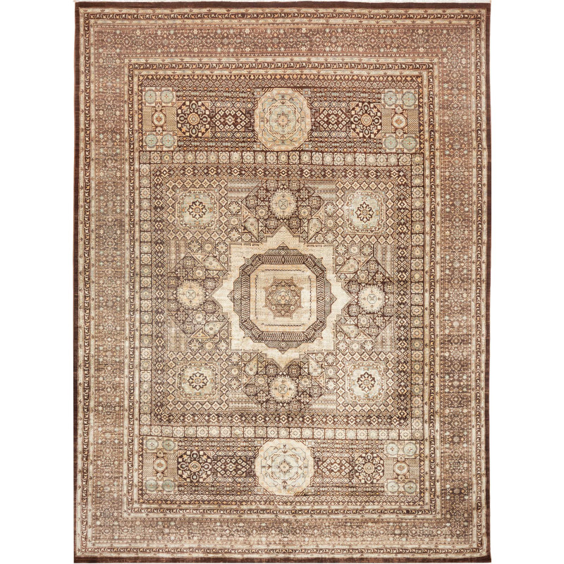 Rug Mamlouk Pakistan 266x356 Brown Beige