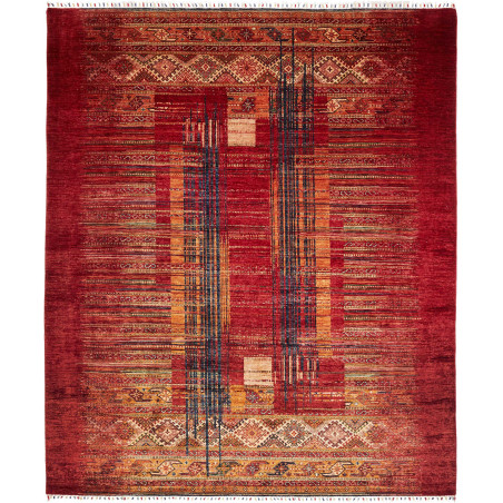 Rug Siva Pakistan 255x301 Deep Red Gold