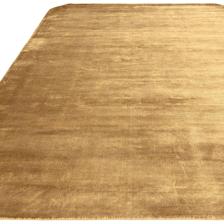Rug Gleam plain gold 200x290 cm